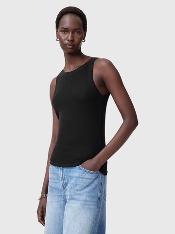 Top 'RINA' di AllSaints in nero: frontale