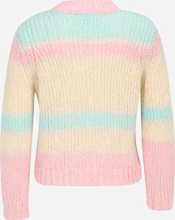 Pieces Petite Sweater 'Carman' in Pink