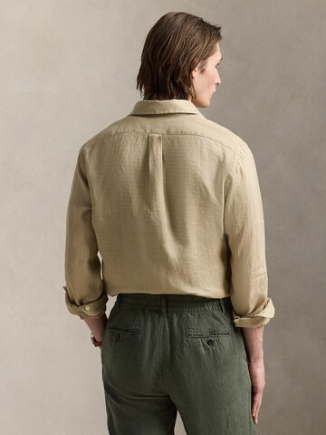 Slim fit Camicia di Polo Ralph Lauren in beige