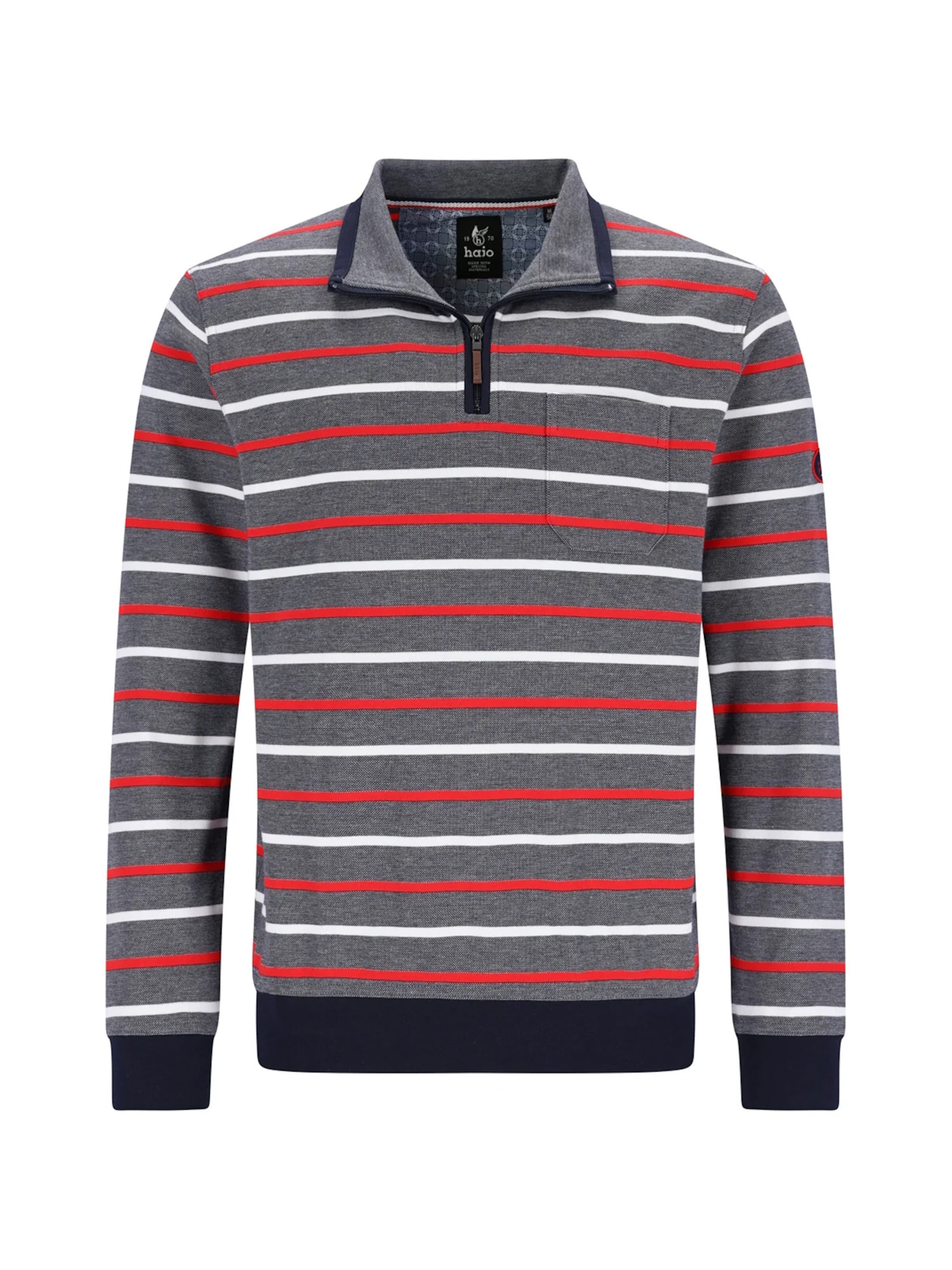 Felpa 'Stay Fresh' di HAJO in grigio: frontale