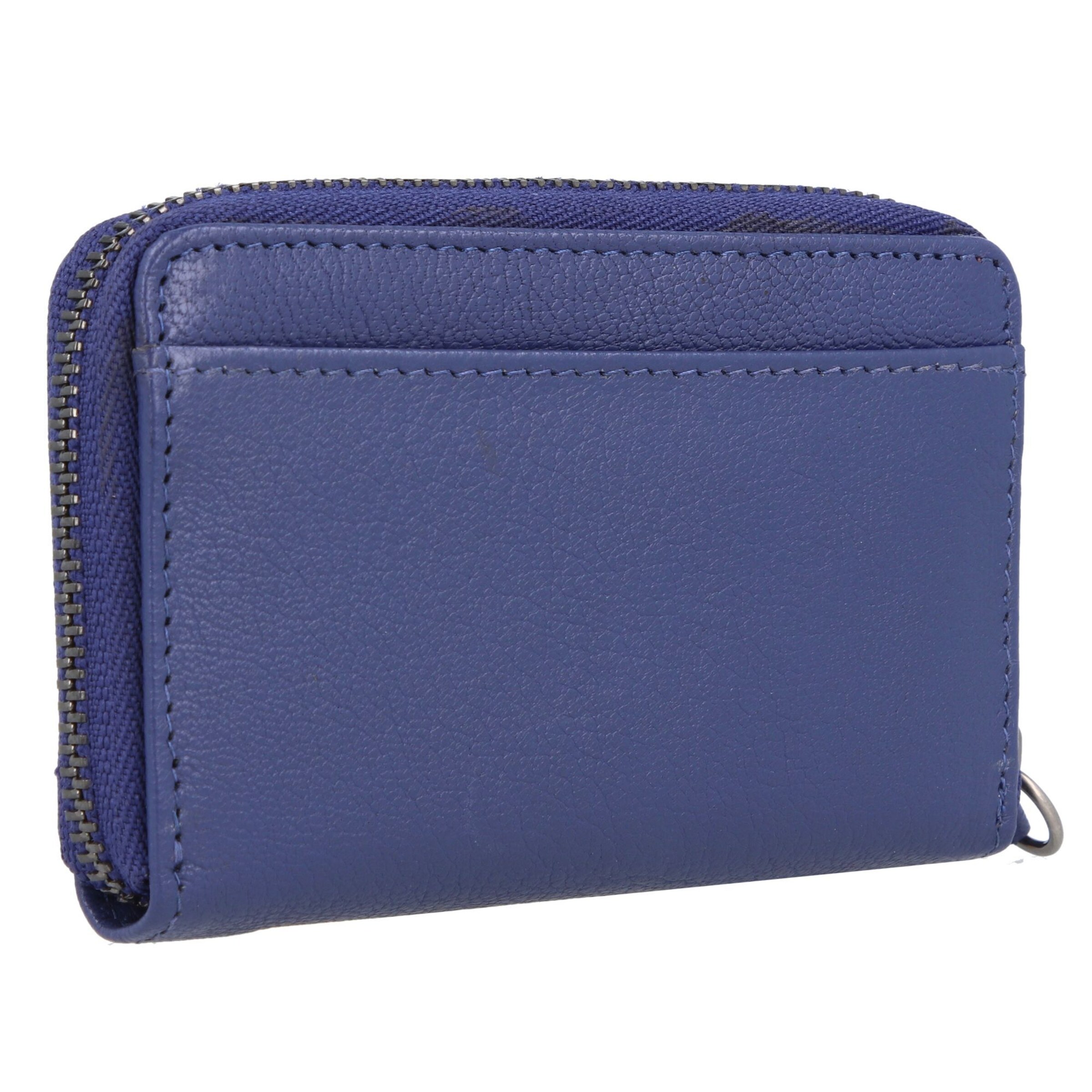 Braun Büffel Wallet 'Anna' in Blue
