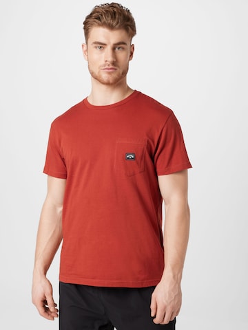 sarkans BILLABONG T-Krekls: no priekšpuses