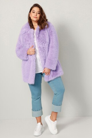 Angel of Style Between-Seasons Coat in Purple