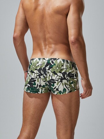 SEOBEAN Boxer shorts 'Tropical' in Green