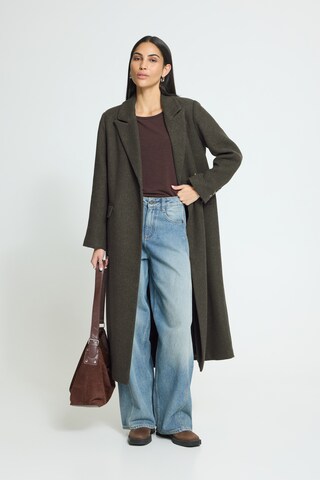 ICHI Between-seasons coat 'FOCOLA' in Brown