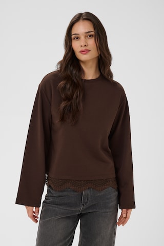 Kaffe Sweater in Brown: front