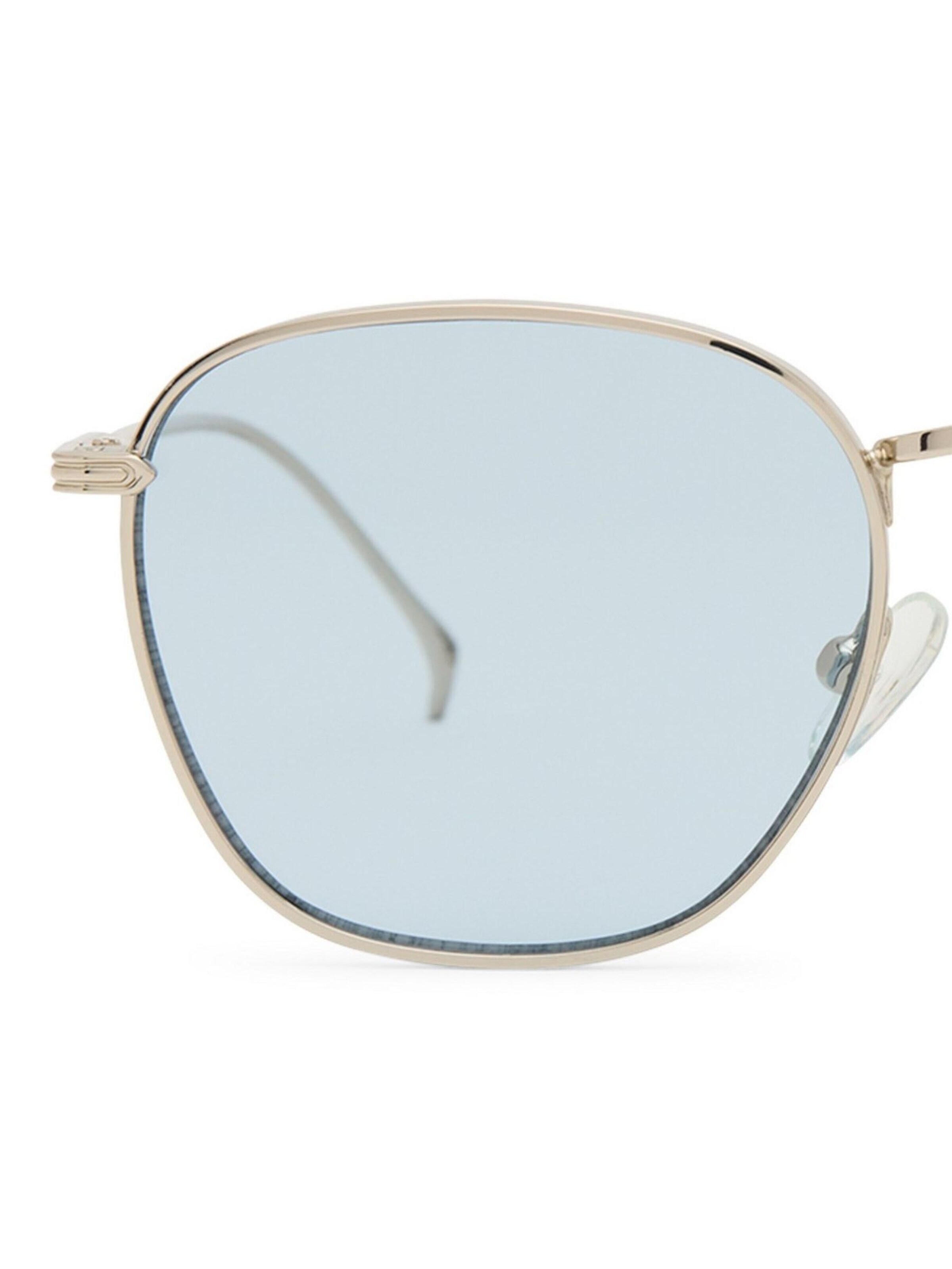 Lunettes de soleil 'Solo-Solis Modern Panto Sonnenbrille' Maxte en bleu