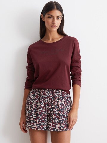 Pantalon de pyjama ' Mix & Match Cotton ' Marc O'Polo en rose : devant