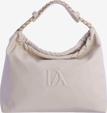 Don Algodon - Bolso de hombro 'Bolso de hombro para mujer Levant de piel sintética con cremallera' en blanco: frente