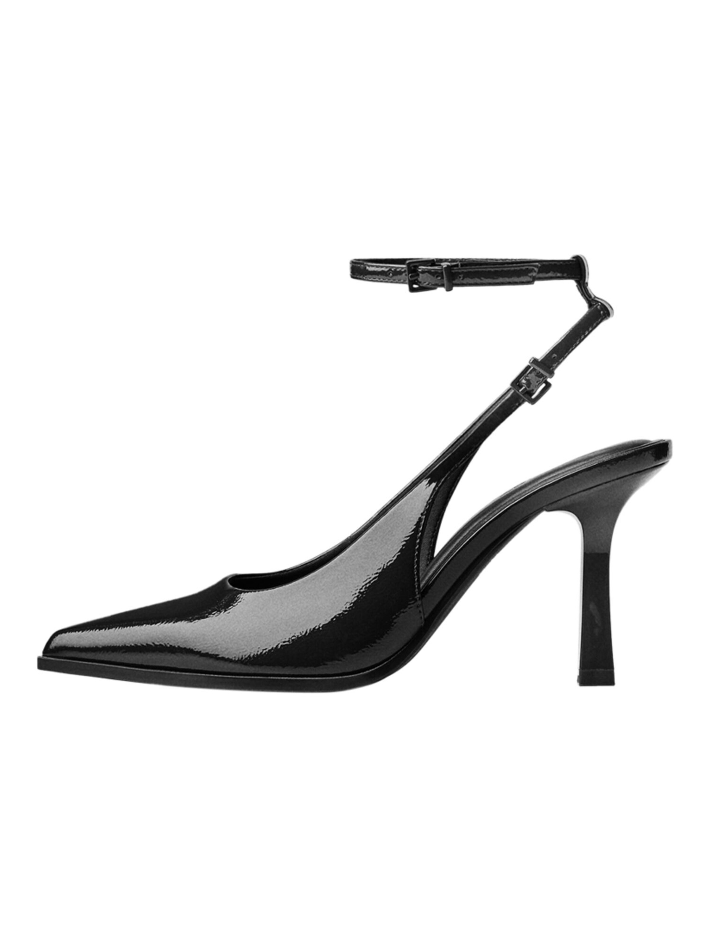 Bershka Sling körömcipők - fekete