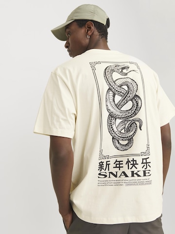 T-Shirt JACK & JONES en blanc