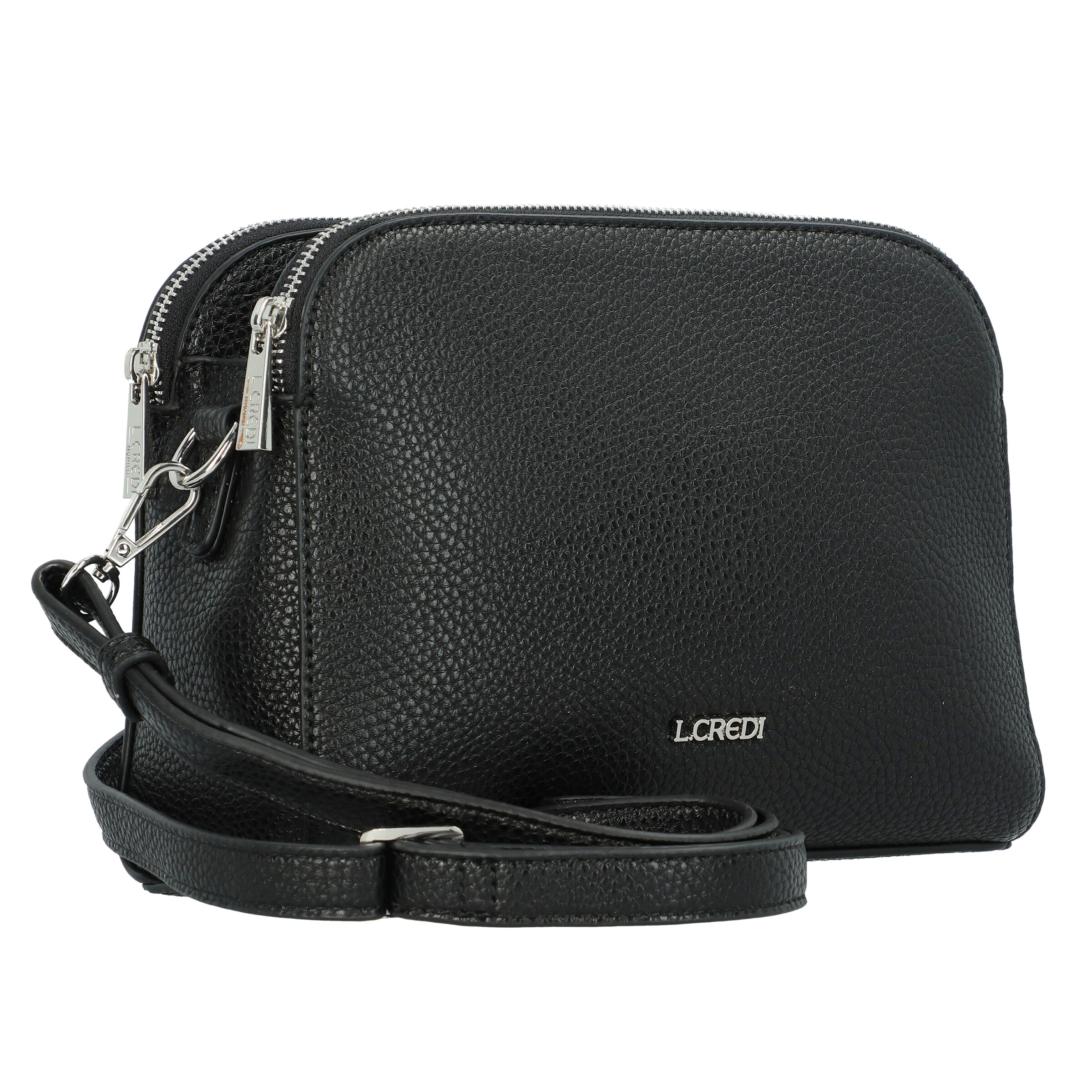 Sac à bandoulière 'Franka' L.CREDI en noir
