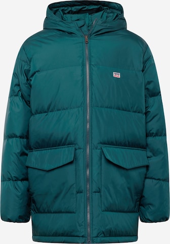 LEVI'S ® Winterjas 'Telegraph Mid Jacket 2.0' in Groen: voorkant