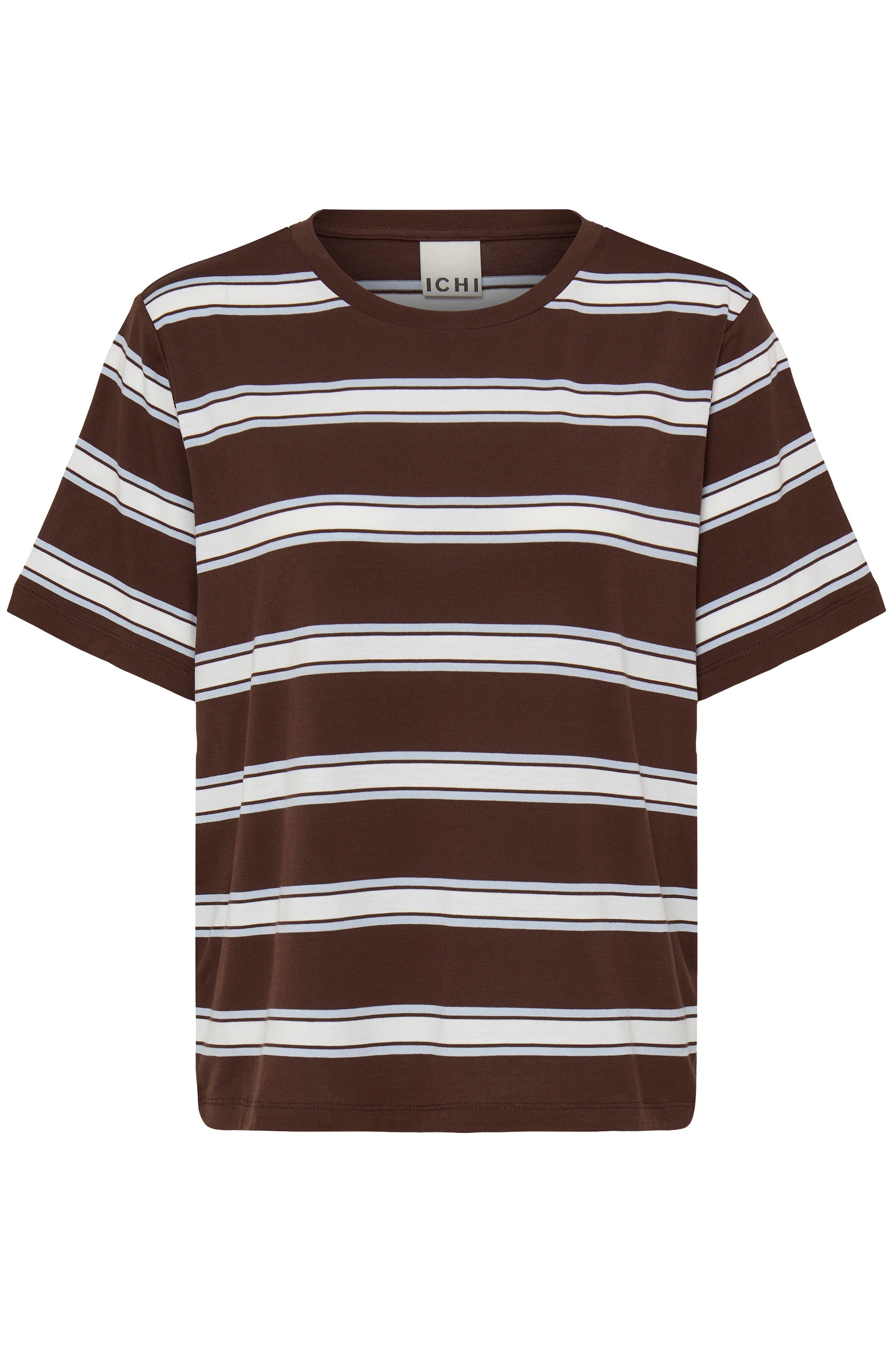 ICHI - Camiseta 'IHREBETTA' en marrón: frente