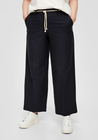 TRIANGLE - Pierna ancha Pantalón en azul: frente