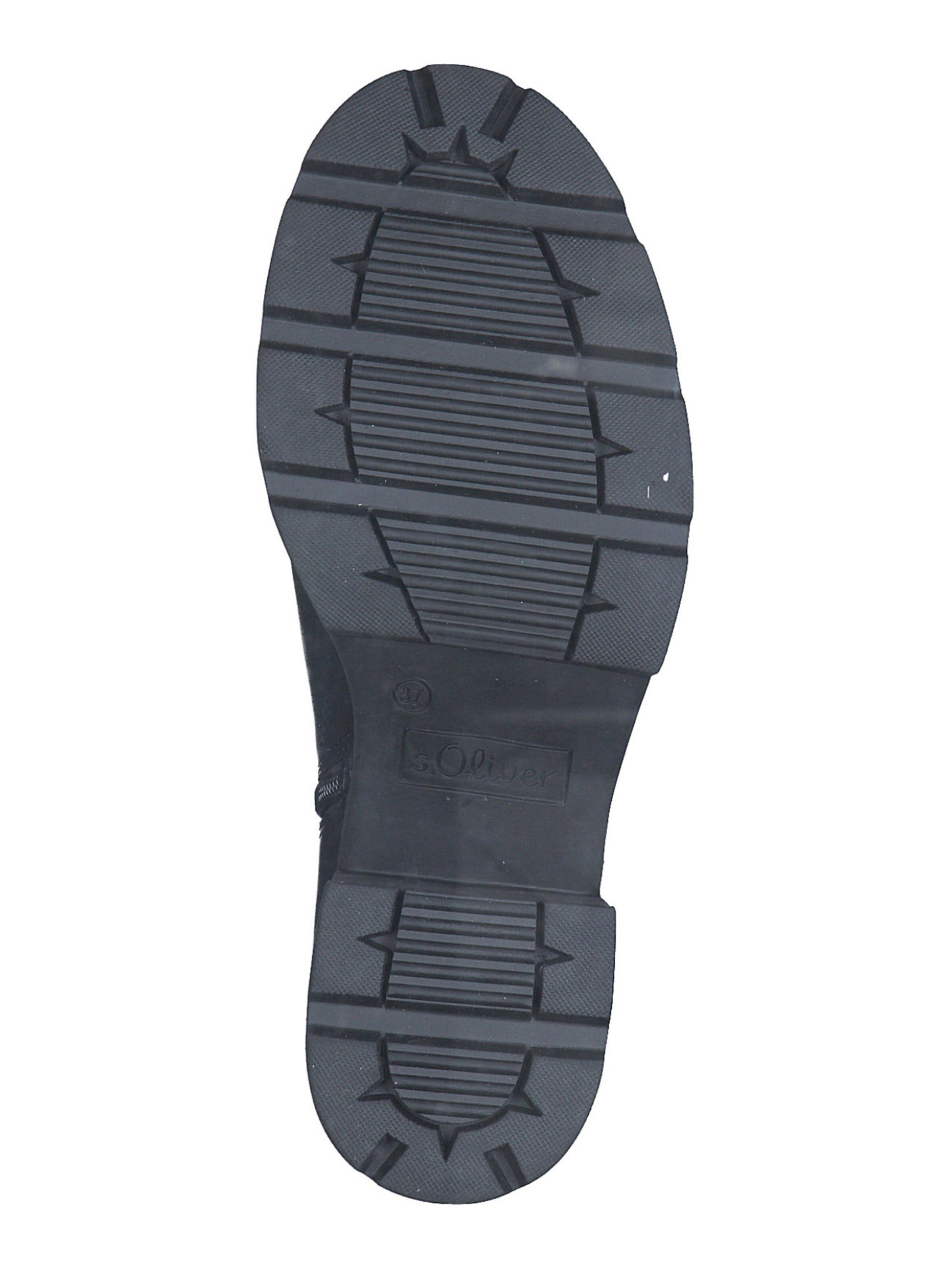 s.Oliver Chelsea boots in Zwart