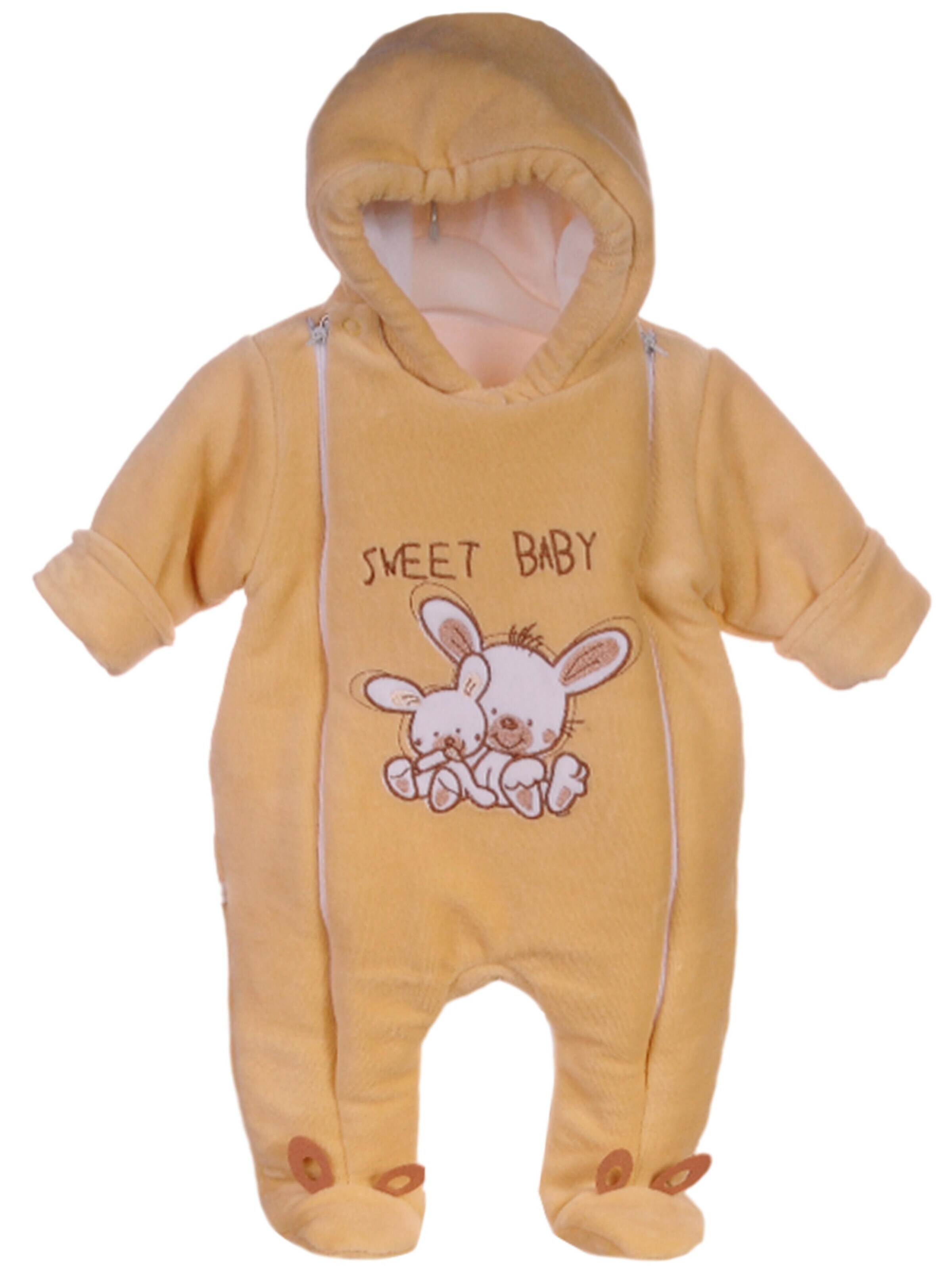 La Bortini Dungarees in Beige: front