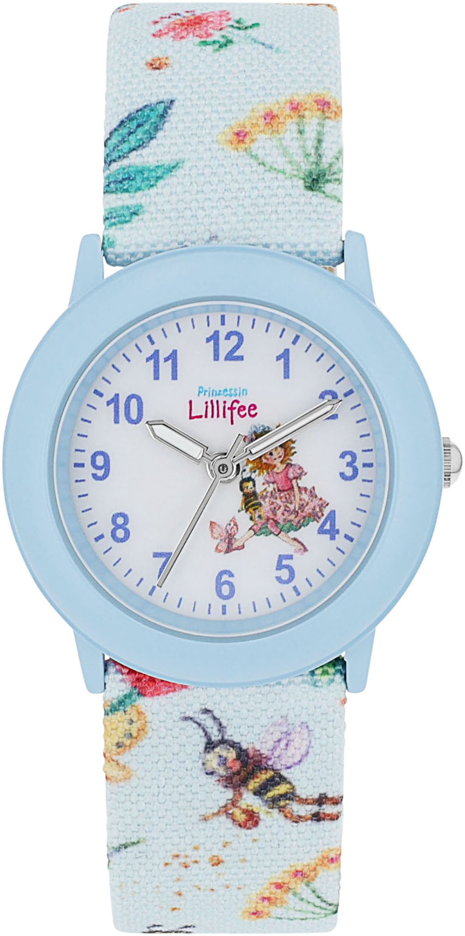 PRINZESSIN LILLIFEE Uhr in Blau: Vorderseite