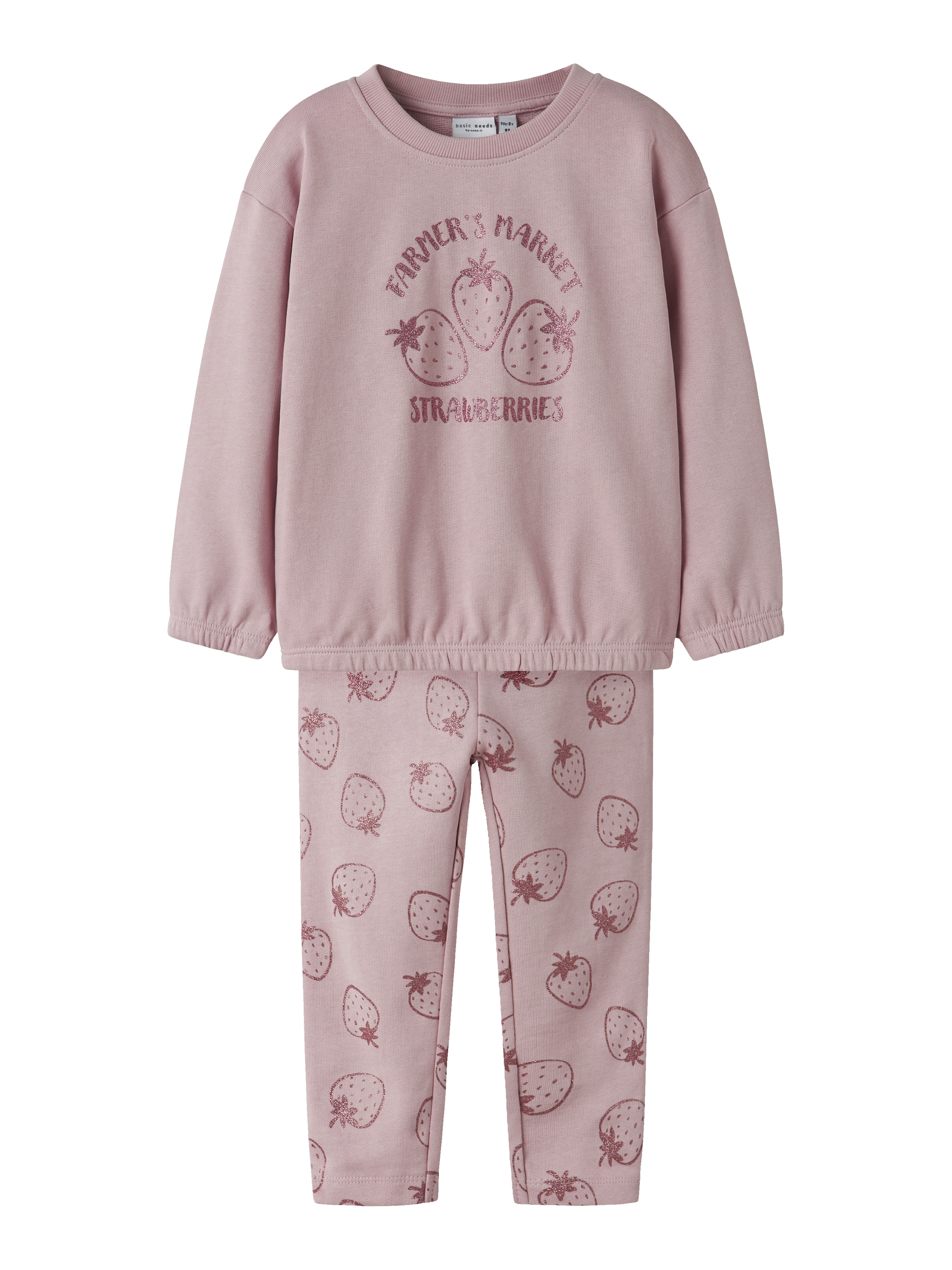 NAME IT Sweatsuit 'NMFVILUBA' in Purple: front