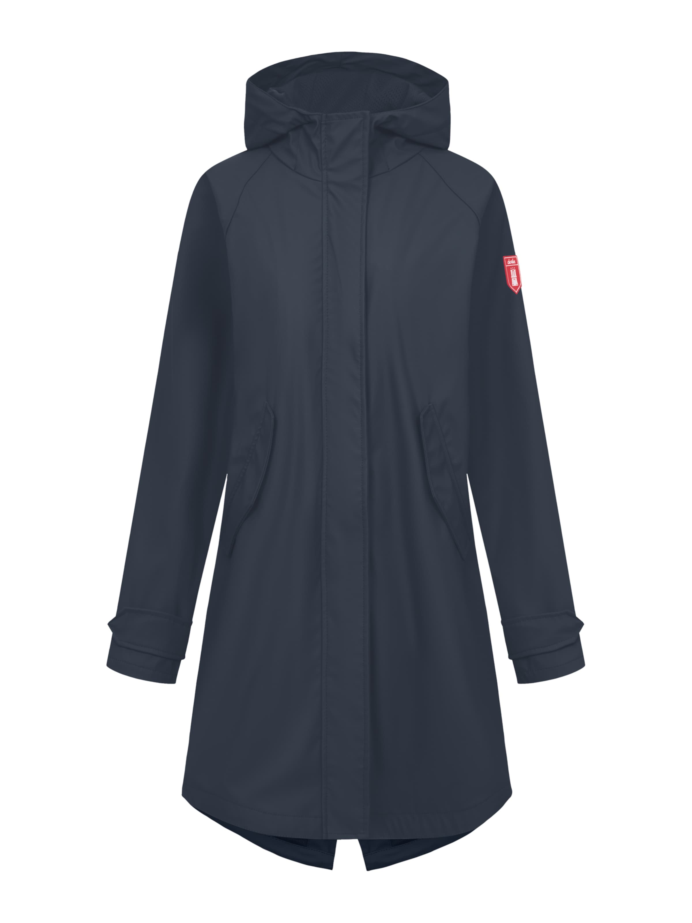 Derbe Raincoat 'Friese Plain' in Blue: front