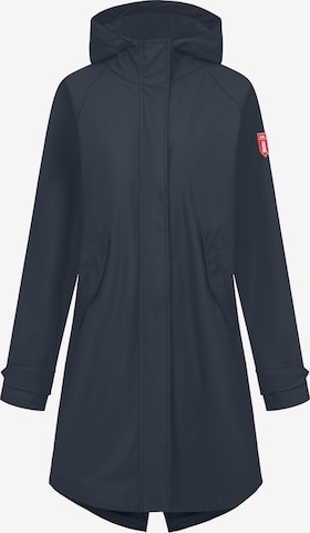 Cappotto funzionale 'Friese Plain' di Derbe in blu: frontale