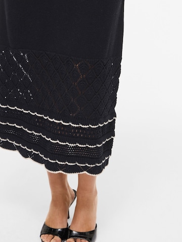 Robes en maille 'VIZinnia' VILA en noir