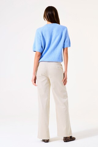 GARCIA Wide Leg Hose in Weiß