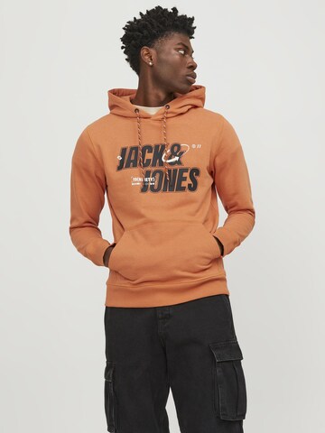 JACK & JONES Sweatshirt i orange: forside