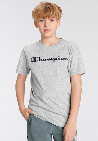 pelēks Champion Authentic Athletic Apparel T-Krekls: no priekšpuses