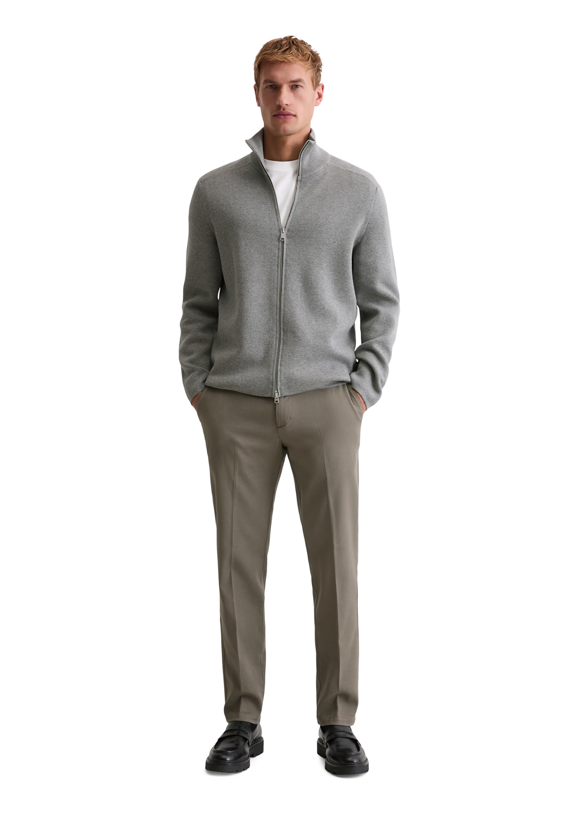 Vestes en maille Marc O'Polo en gris