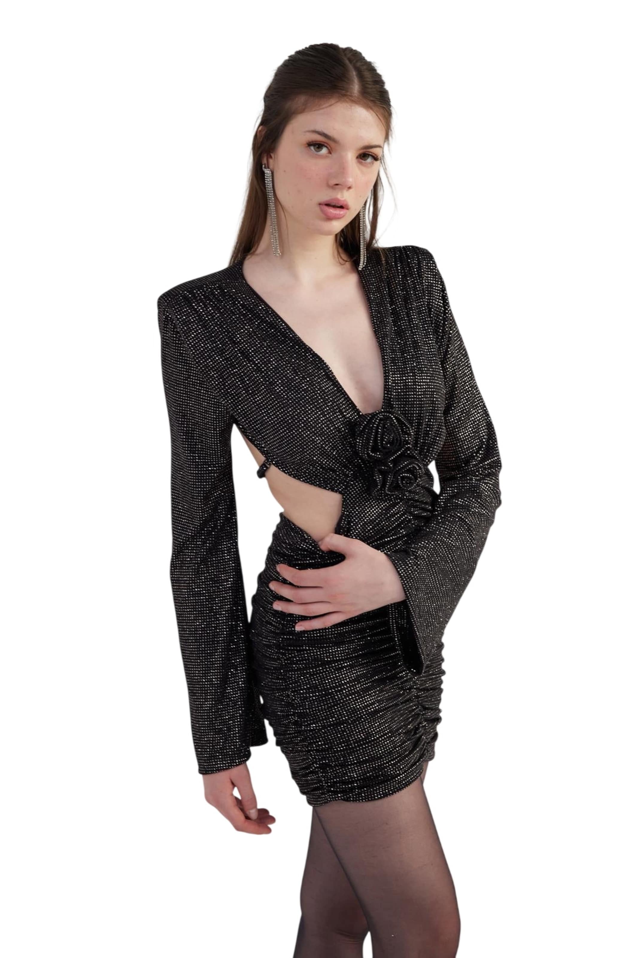 HOLLY LOLLY Jurk in Zwart