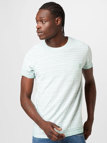 QS Shirt in Blauw: voorkant