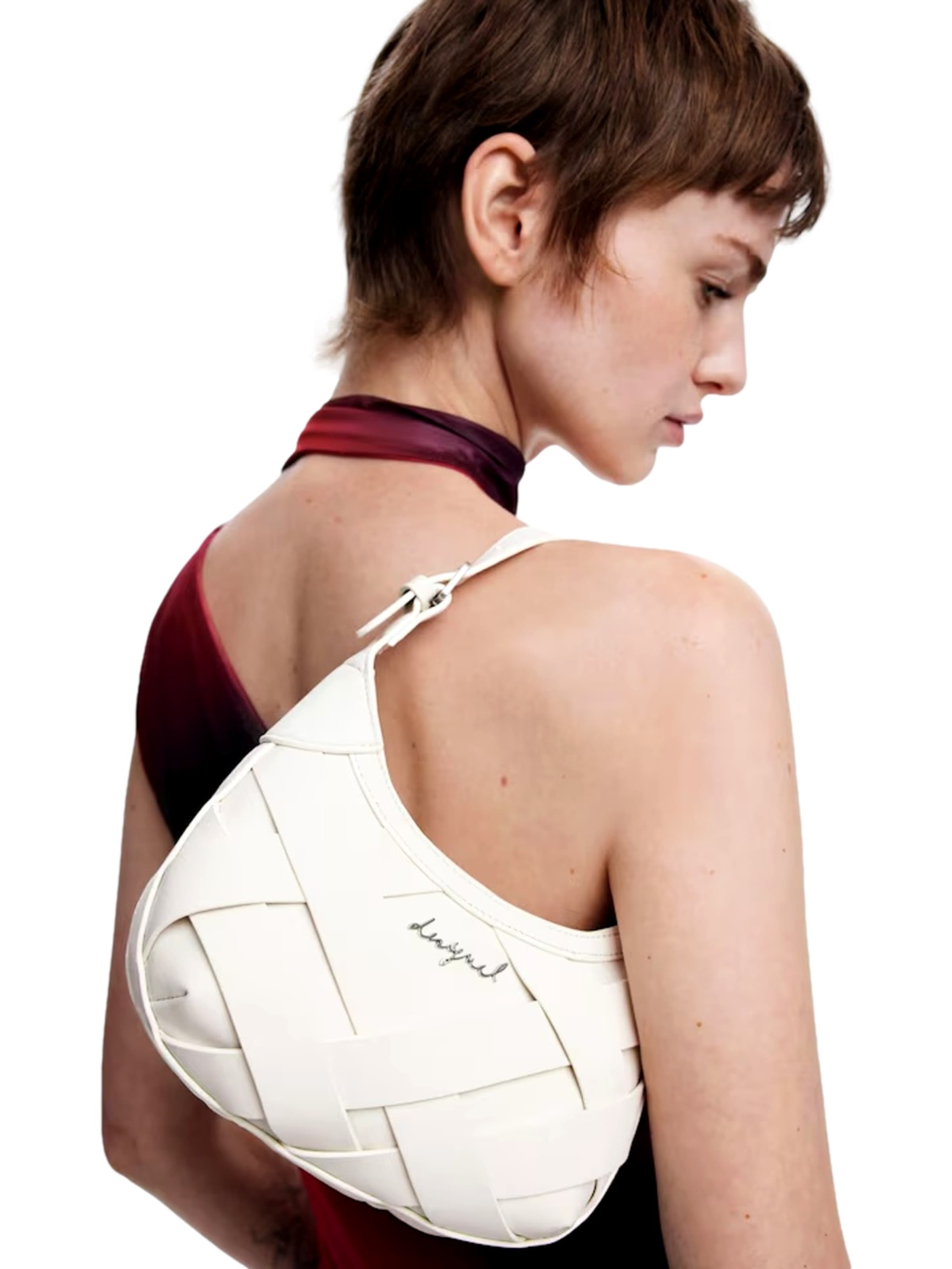 Sacs à main 'Cromo Habana' Desigual en blanc : devant