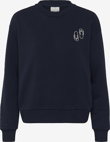Kaffe - Sudadera 'Lilje' en azul: frente