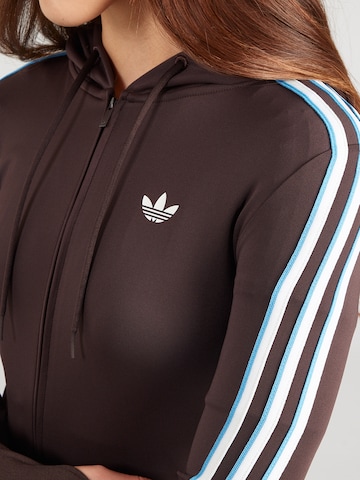 ADIDAS ORIGINALS Ζακέτα φούτερ 'Trefoil' σε καφέ