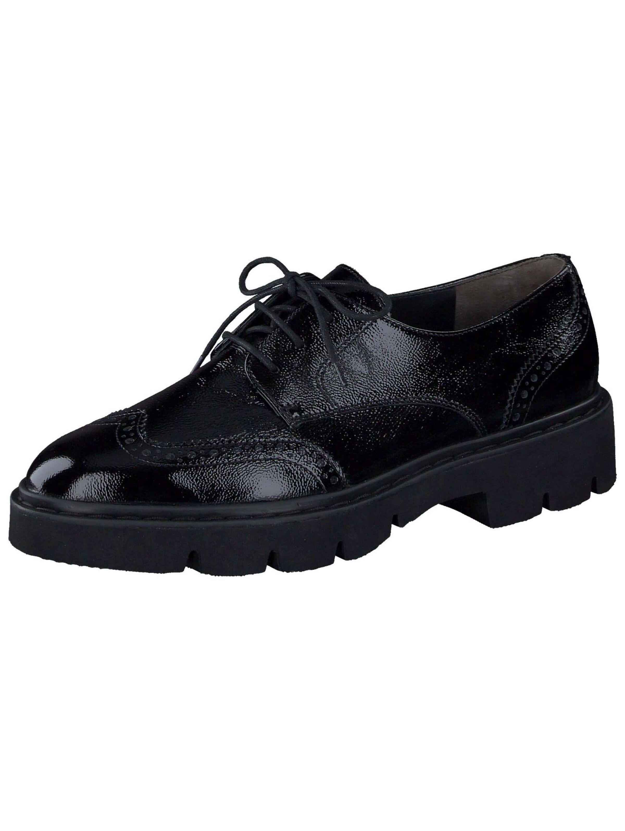 Scarpa stringata di Paul Green in nero: frontale