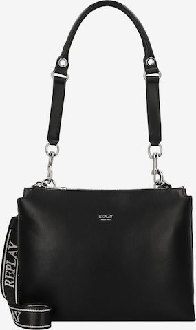 Borsa a spalla di REPLAY in nero: frontale