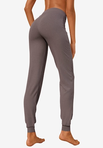 VIVANCE Pyžamové kalhoty – šedá: přední strana