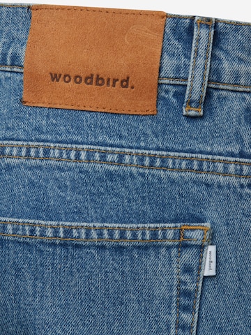 Woodbird Štandardný strih Džínsy - Modrá