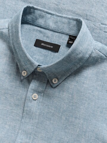 Matinique Regular fit Overhemd 'MAtrostol' in Blauw