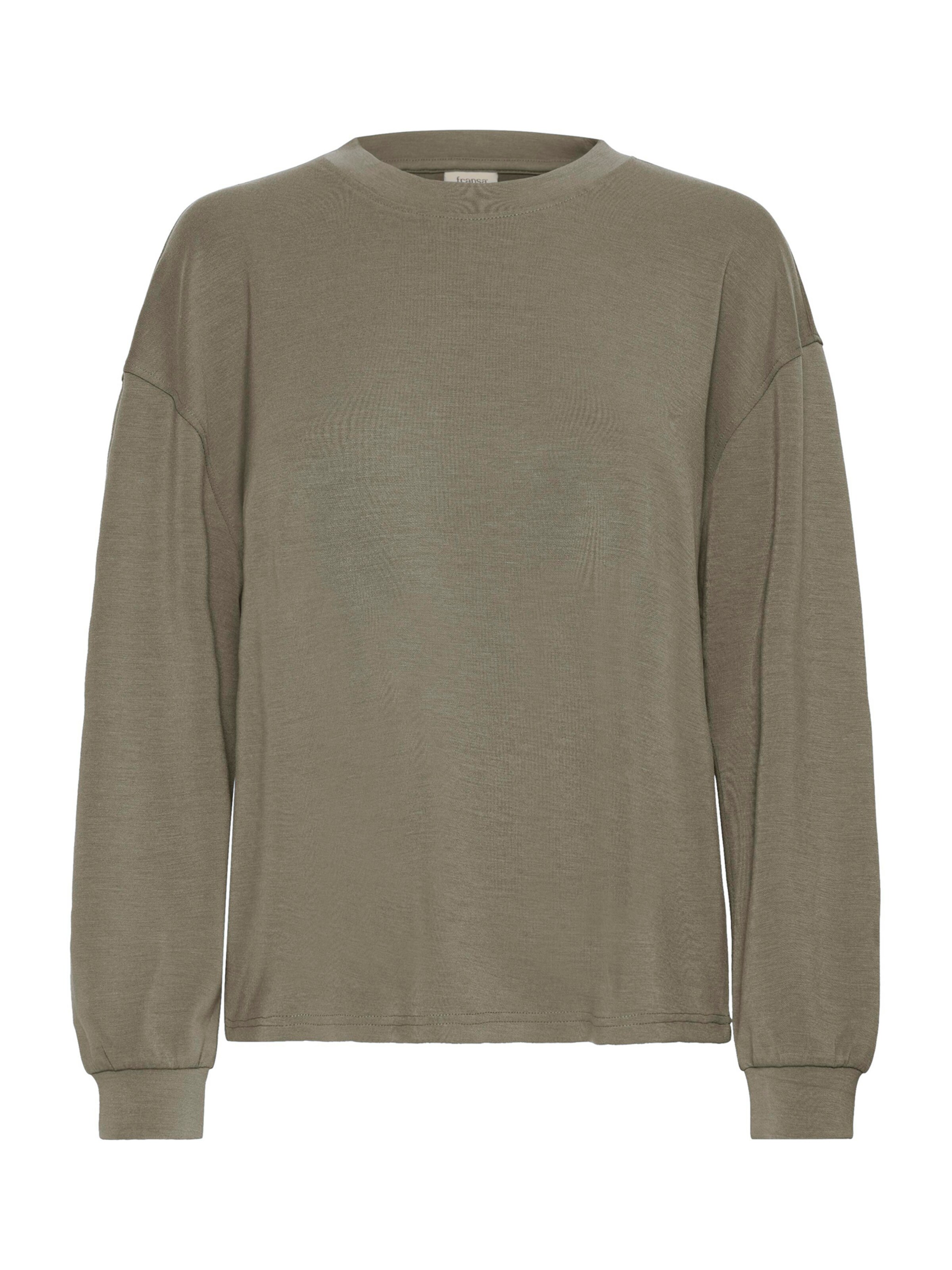 Fransa Sweatshirt 'FRCOREA' i grøn: forside