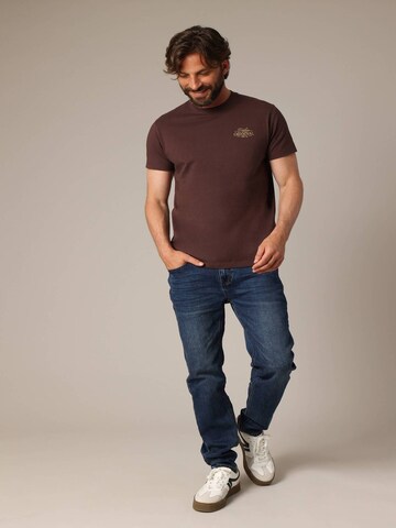 T-Shirt 'NATEDO' Deeluxe en marron