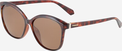 Polaroid Lunettes de soleil '4100/F/S' en marron châtaigne, Vue avec produit