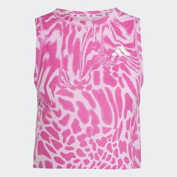ADIDAS PERFORMANCE Sports top 'Essential' in Pink: front
