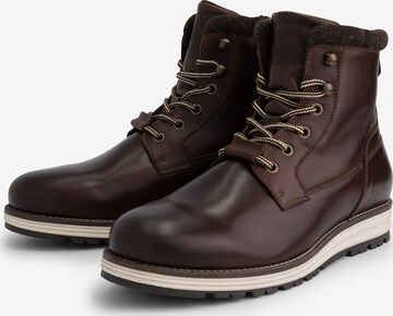 DenBroeck Lace-Up Shoes 'Ferry St.' in Brown
