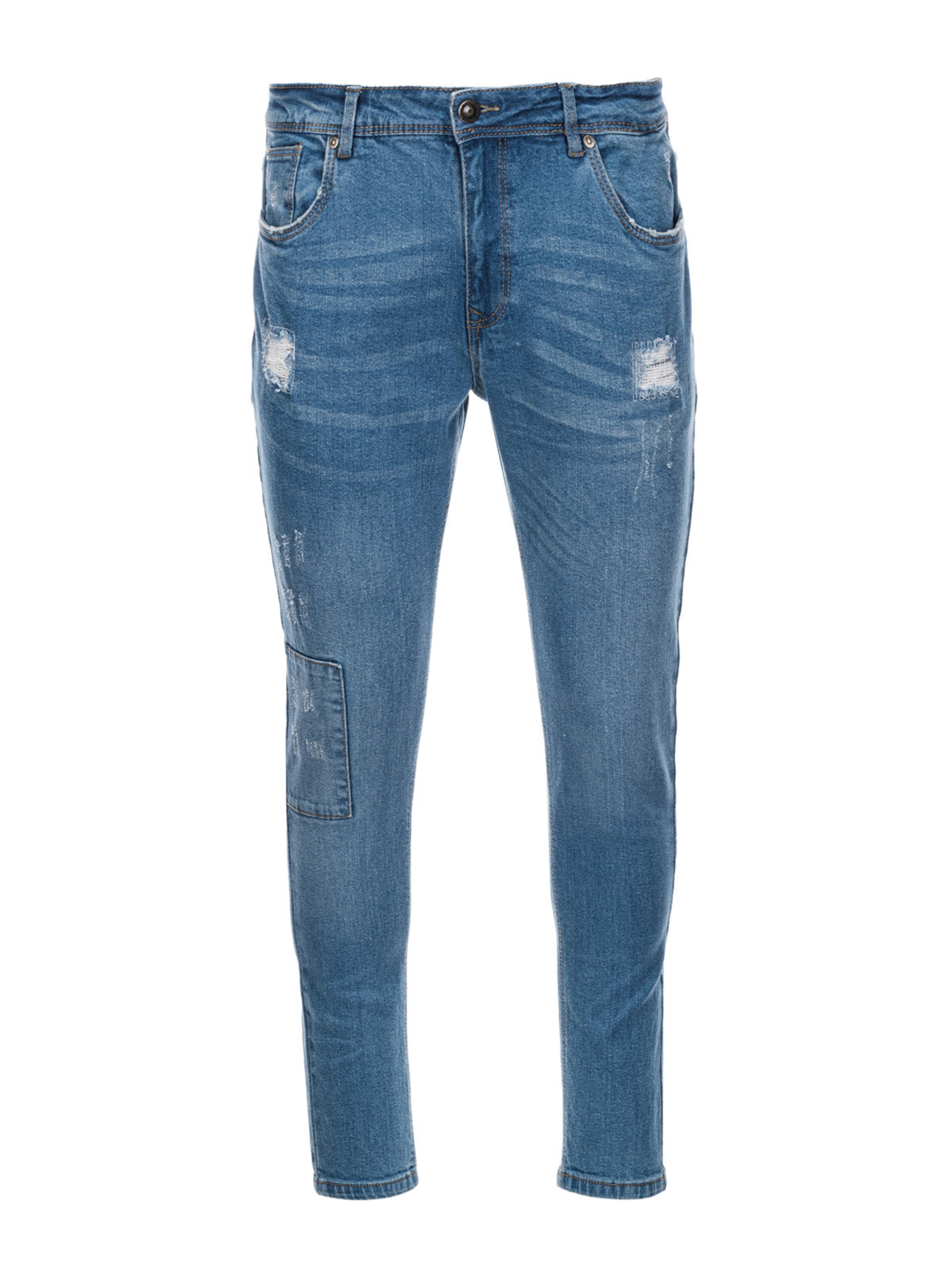 Coupe slim Jean 'P1062' Ombre en bleu : devant