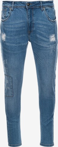 Ombre Slimfit Jeans 'P1062' in Blau: predná strana