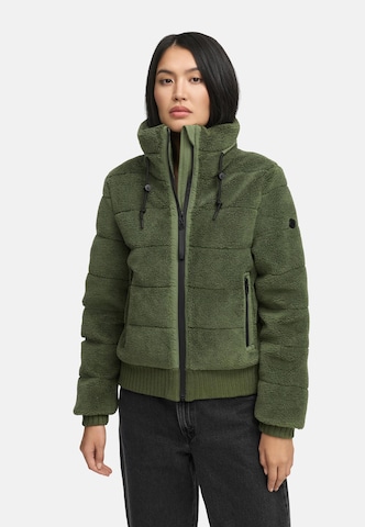 Veste d’hiver 'Schneepuder 14' NAVAHOO en vert : devant