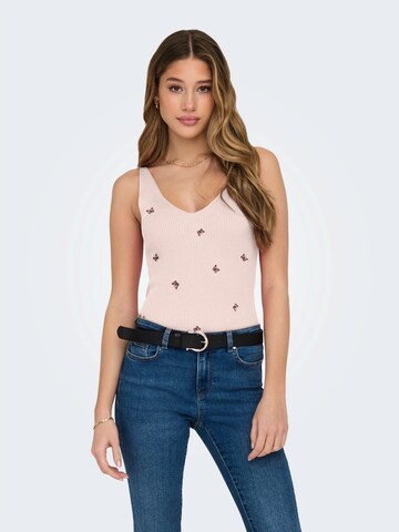 Top in maglia 'JDYNANNA' di JDY in rosa: frontale