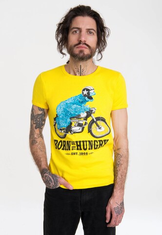 LOGOSHIRT Shirt in Yellow: front